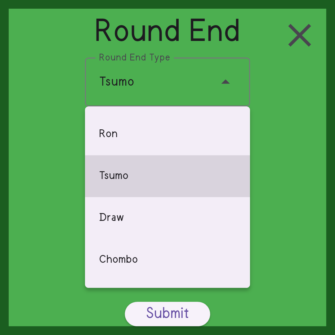 The types of round end