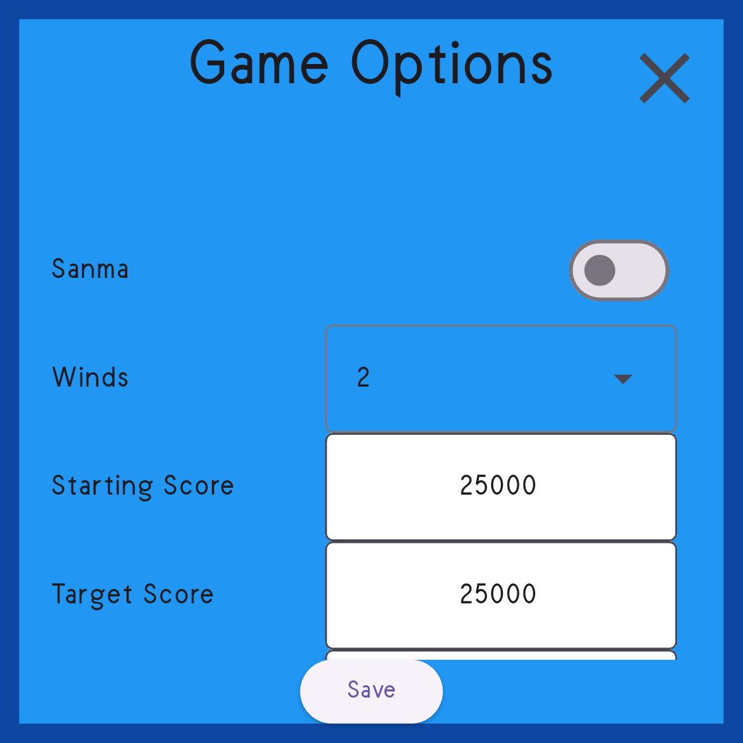 The game options manager